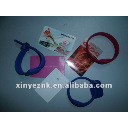 different style smart ic card blank chip card wrist band and smart keyfob