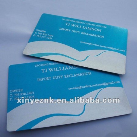 full colour offset plastic business card or name card visiting card
