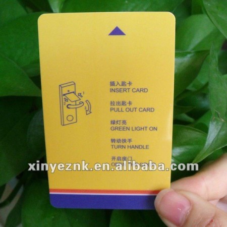 fancy craft smart contact ic card for hotel door key access contral