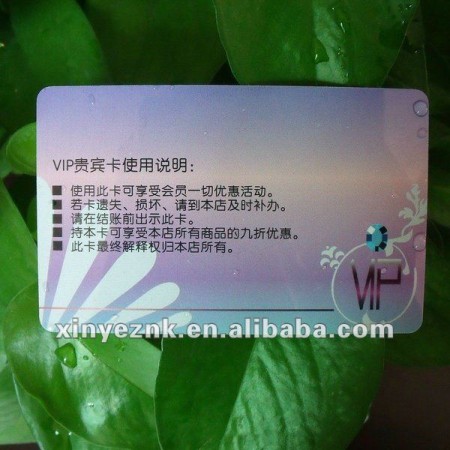 lastest style matte print contact smart card for VIP stored value