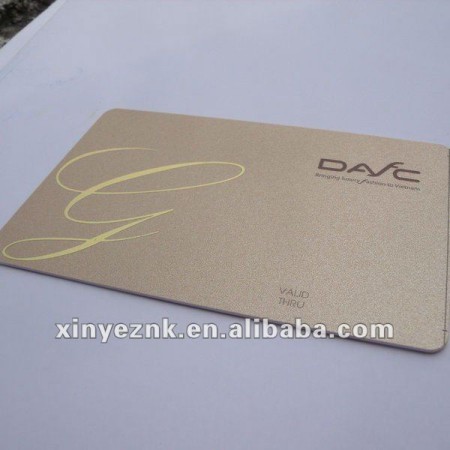 gold foil standard plastic contact smart IC card