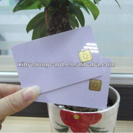 China manufaturer of printable contact ic chip smart card