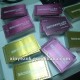 laser engraving anodize aluminum business card