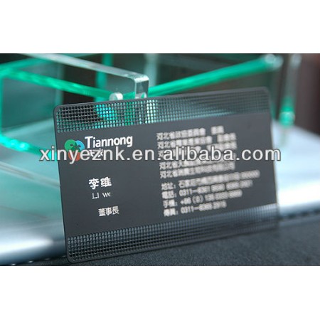 high grade metal business card for vip