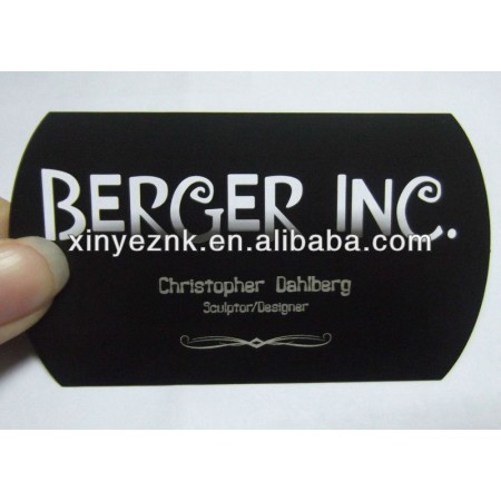 customize mirror engraved stainless steel metal business card