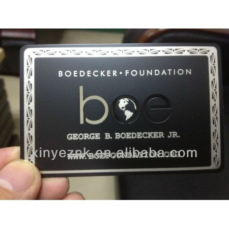 Personal Engraved Stainless Steel business Card