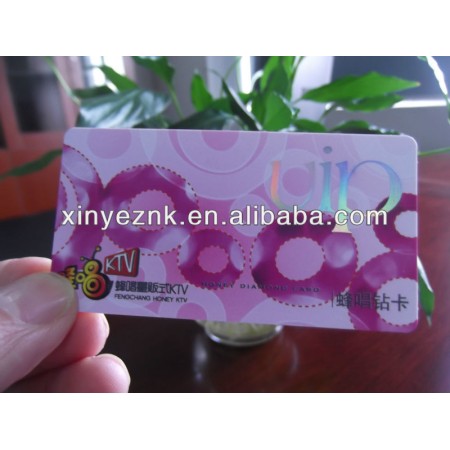 newest Eco-friendly plastic PVC laser card