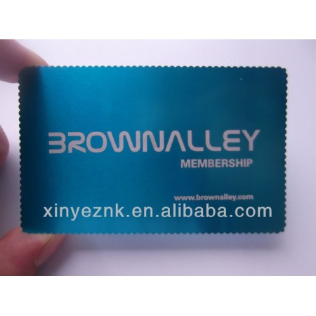 Aluminum business card in china