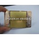 embossing gold metal business card or name card