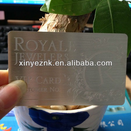 Stainless Steel Metal Business Cards Manufacturer