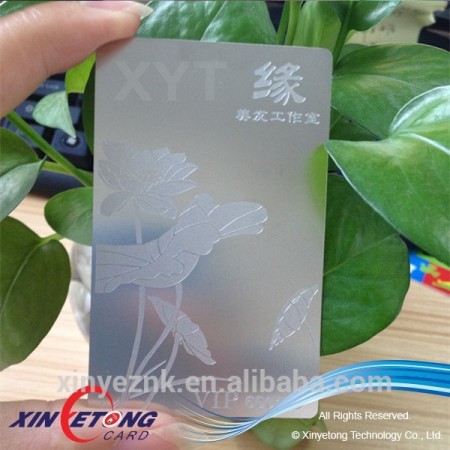 High End Metal Stainless Steel Business Card