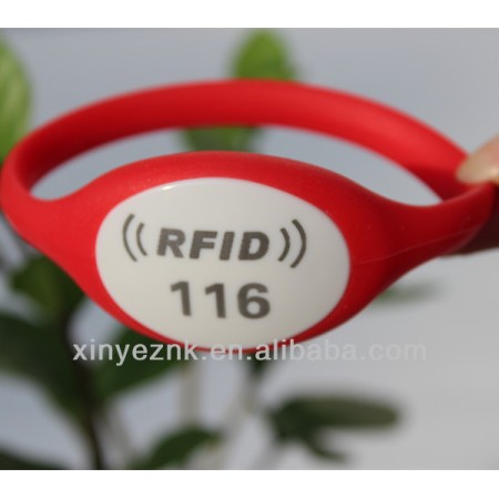 Logo Printed EM4200 125KHZ Sport RFID Wristband 