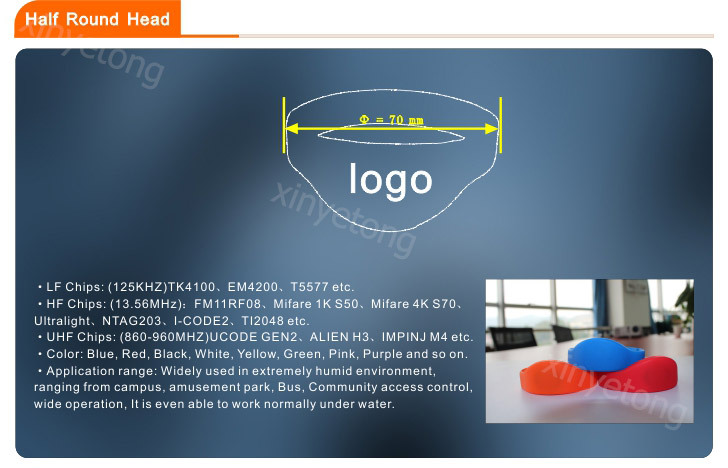 13.56MHZ-Type-2-64bytes-Ultralight-Chip-NFC-Bracelet-Adjustable-RFIDWristband-XYT