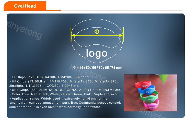 13.56MHZ-Type-2-64bytes-Ultralight-Chip-NFC-Bracelet-Adjustable-RFIDWristband-XYT