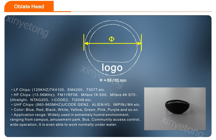 13.56MHZ-Type-2-64bytes-Ultralight-Chip-NFC-Bracelet-Adjustable-RFIDWristband-XYT